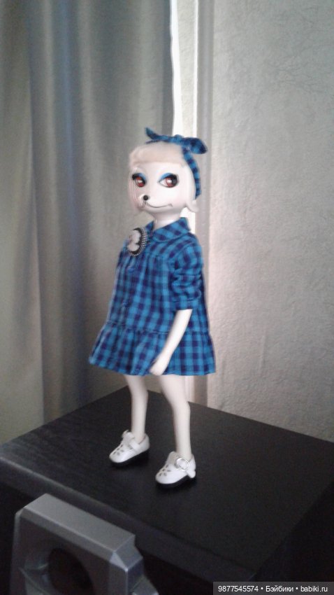 Модница Питина. Винтажная собачка 1966г