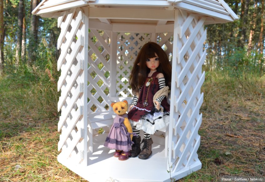 Беседка-патио с перголами