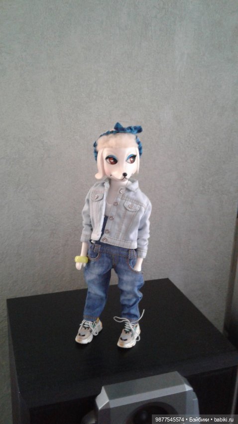 Модница Питина. Винтажная собачка 1966г