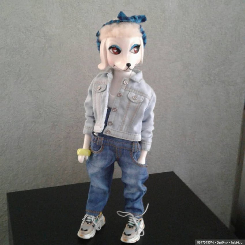 Модница Питина. Винтажная собачка 1966г (фото 2)