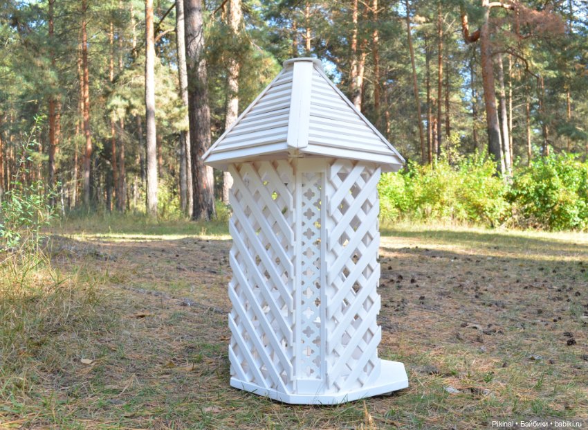 Беседка-патио с перголами