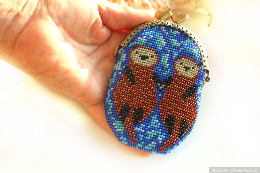 Выдры с любовью — Вышивка крестиком