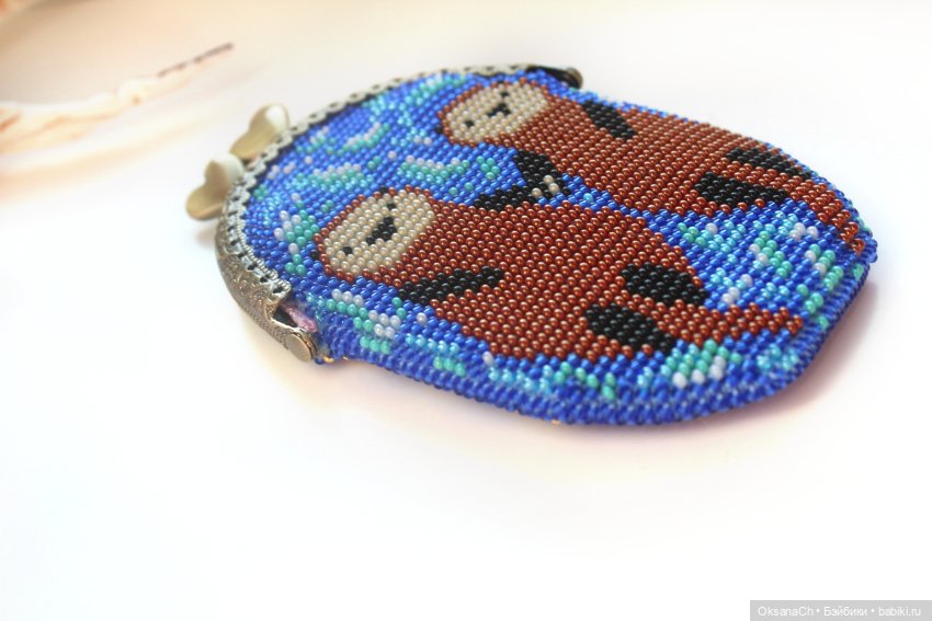 Выдры с любовью — Вышивка крестиком (фото 7)