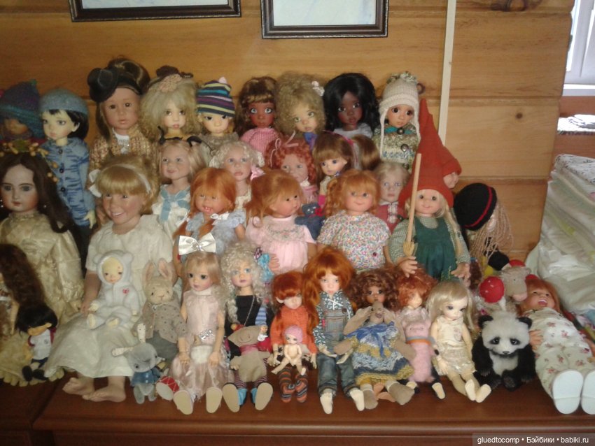 Моя дружная куклосемья — Домашние коллекции кукол: фото собраний (фото 2)