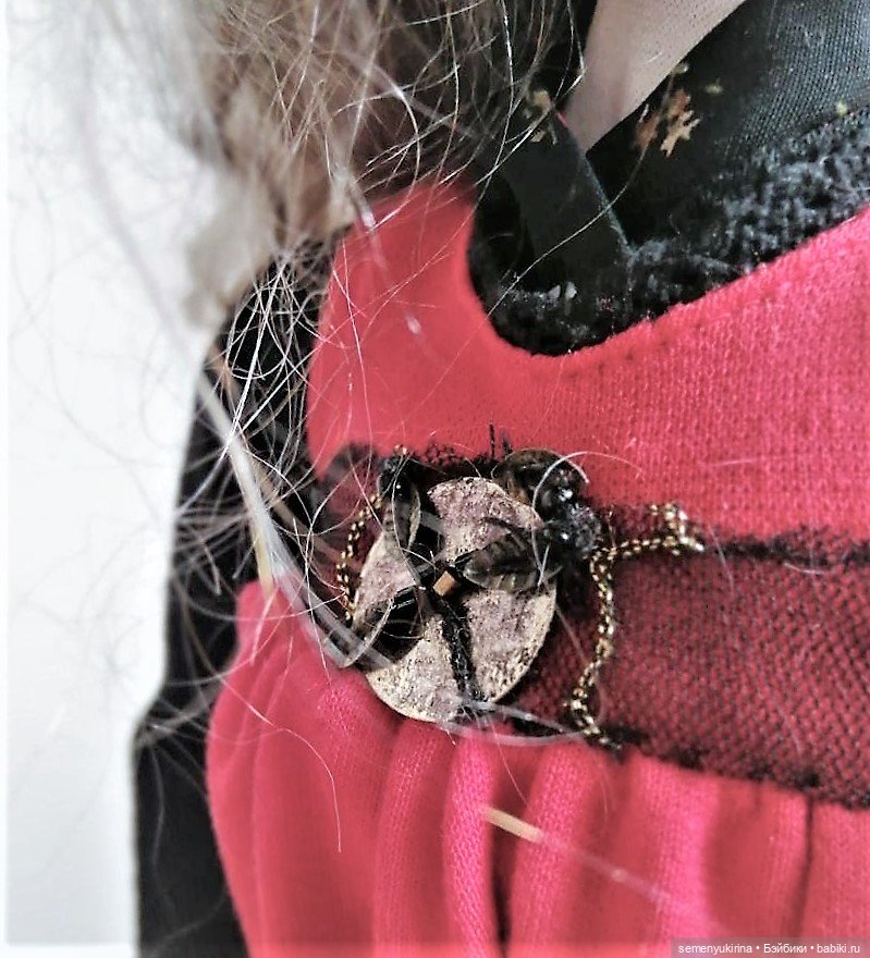 ЛОРА. Театральная девочка. Текстильная кукла (фото 3)