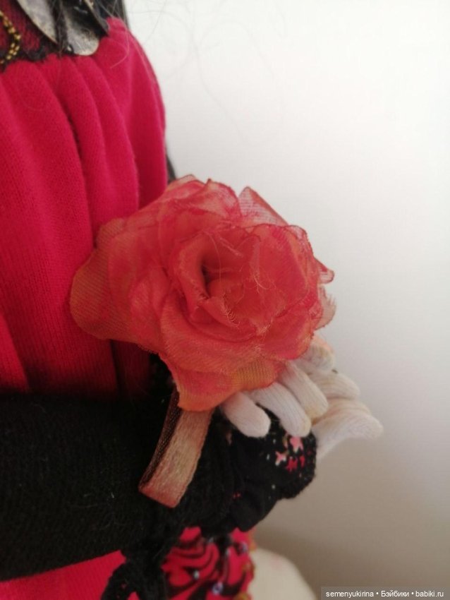 ЛОРА. Театральная девочка. Текстильная кукла