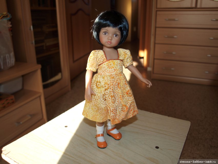 Поиграла с освещением или много фотографий куколки Дианы Эффнер от Бонека