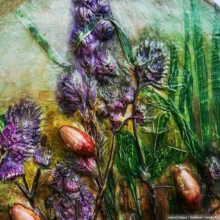 Ботанический барельеф — Наши хобби и творчество: вышивка (фото 2)