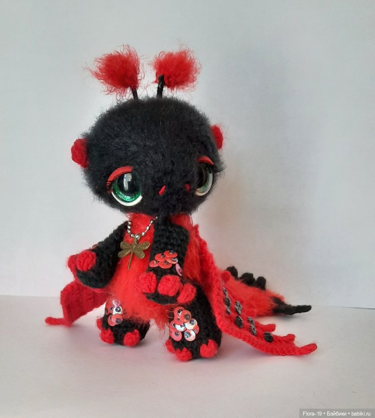 Дракончик Божья коровка — Вязаные игрушки и амигуруми: крючком