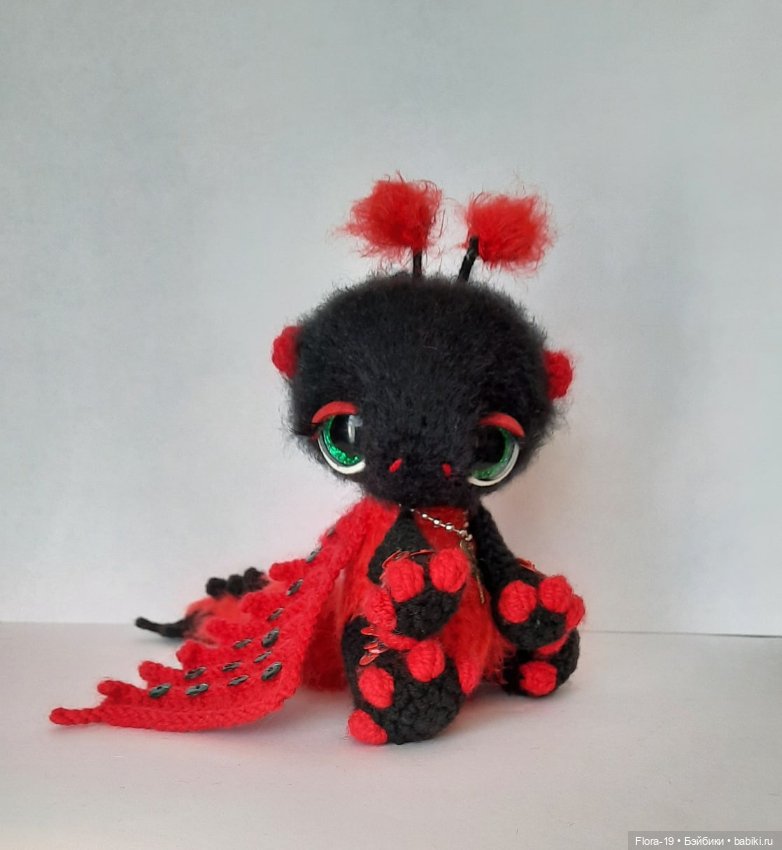 Дракончик Божья коровка — Вязаные игрушки и амигуруми: крючком (фото 2)