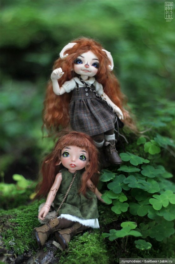 Корица и Никси в лесу (Realfee)