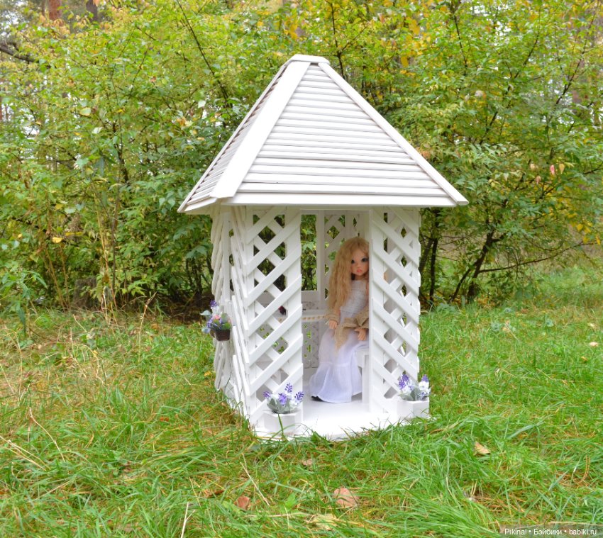 Еще одна беседка — Мебель для кукол и домиков: фото
