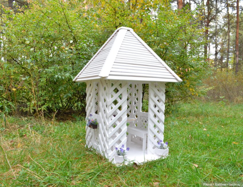 Еще одна беседка — Мебель для кукол и домиков: фото