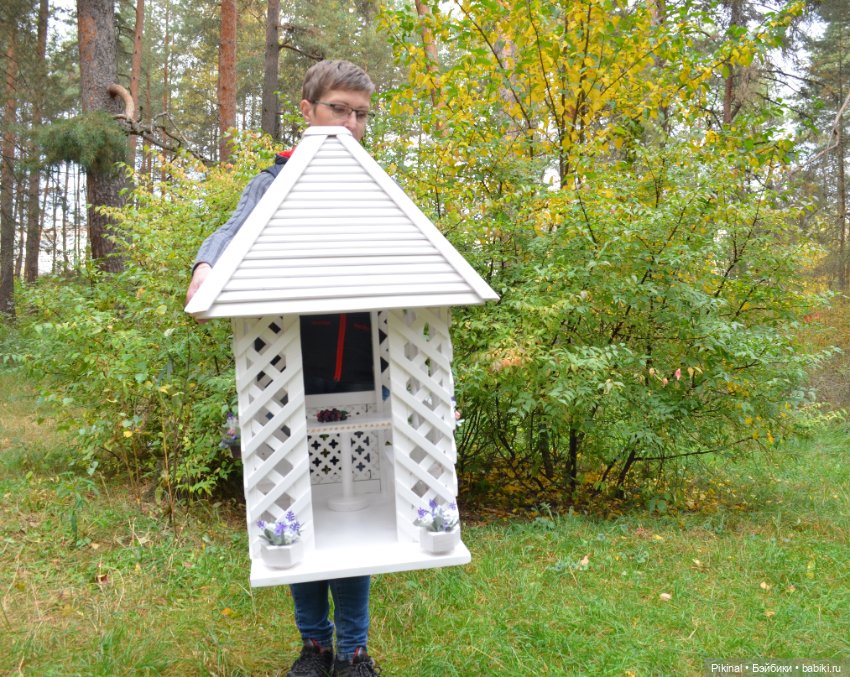 Еще одна беседка — Мебель для кукол и домиков: фото