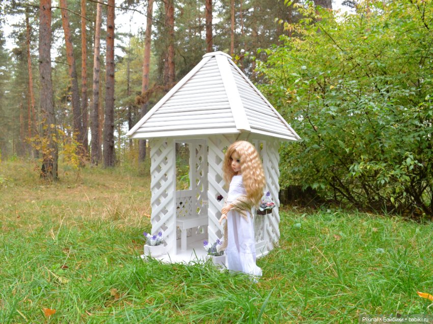 Еще одна беседка — Мебель для кукол и домиков: фото