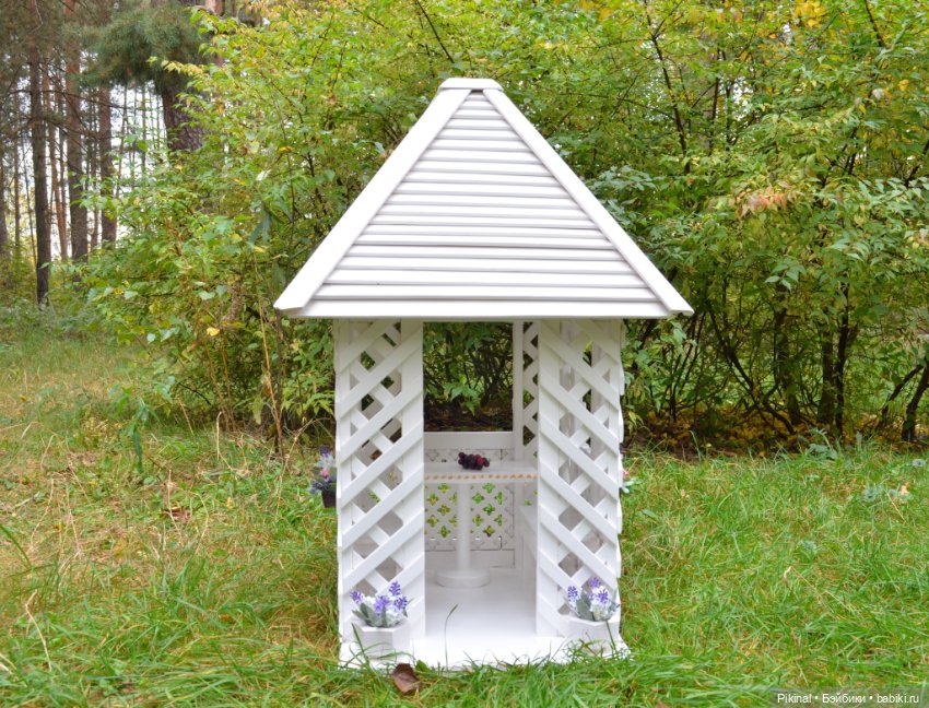 Еще одна беседка — Мебель для кукол и домиков: фото