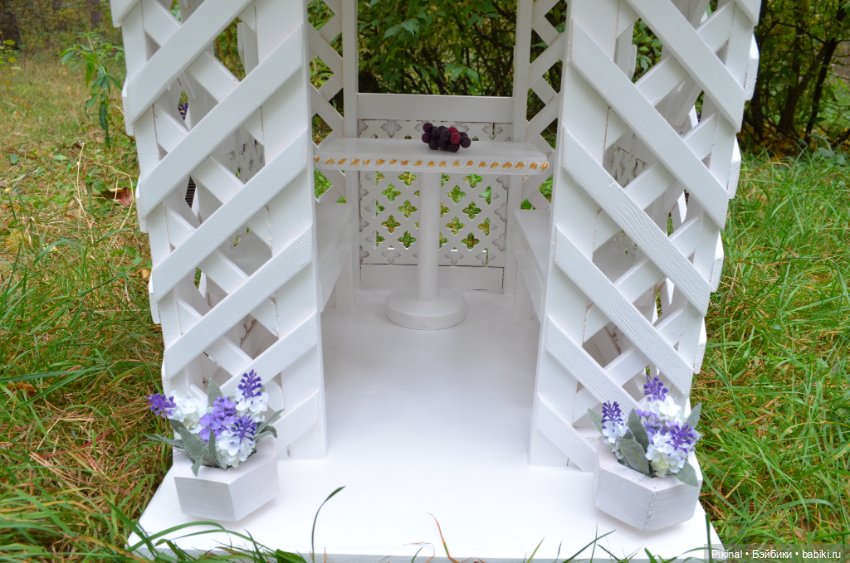 Еще одна беседка — Мебель для кукол и домиков: фото