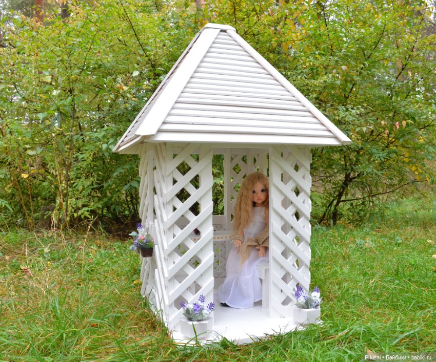 Еще одна беседка — Мебель для кукол и домиков: фото