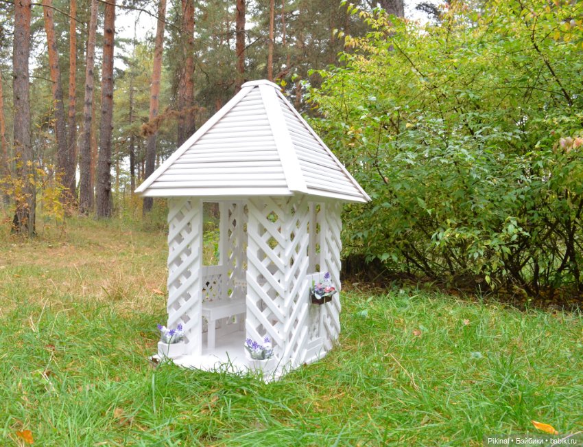 Еще одна беседка — Мебель для кукол и домиков: фото (фото 2)