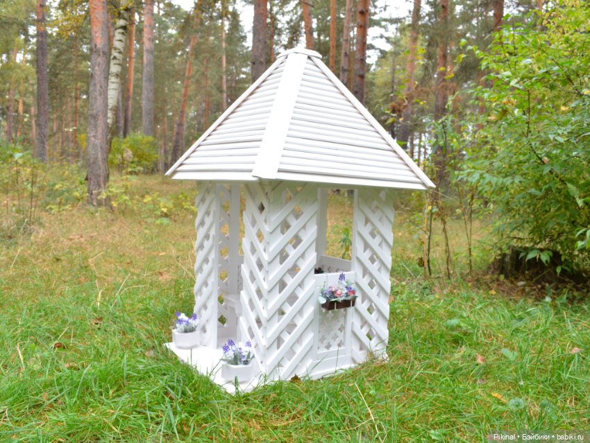 Еще одна беседка — Мебель для кукол и домиков: фото