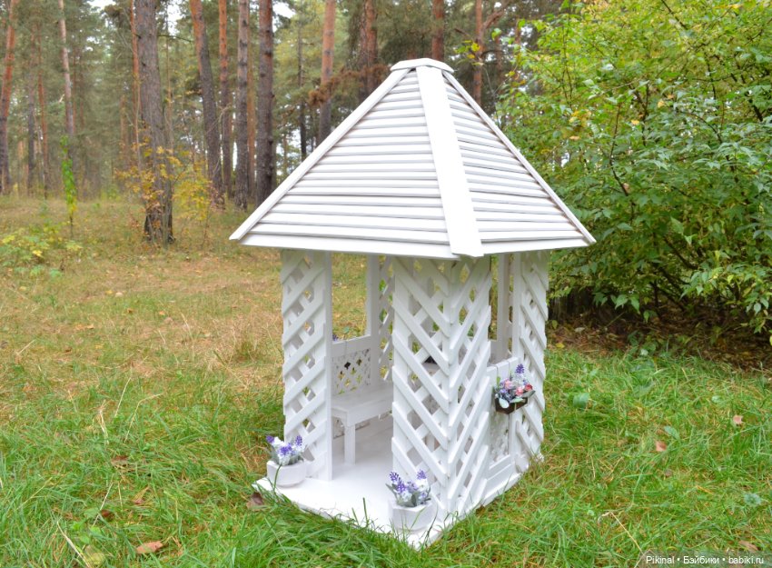 Еще одна беседка — Мебель для кукол и домиков: фото