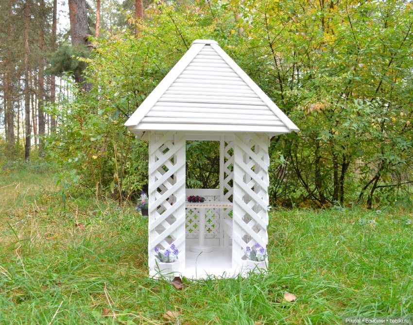 Еще одна беседка — Мебель для кукол и домиков: фото