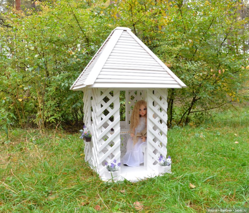 Еще одна беседка — Мебель для кукол и домиков: фото