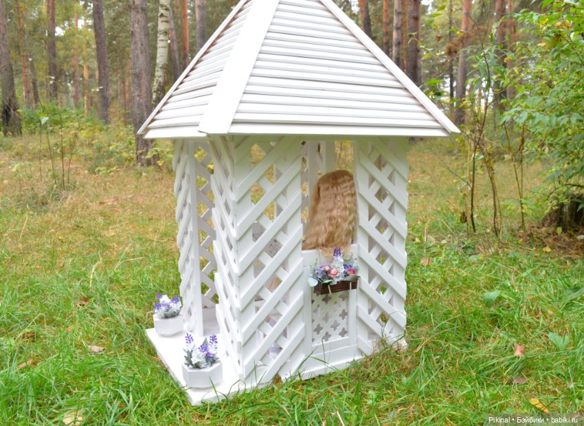 Еще одна беседка — Мебель для кукол и домиков: фото