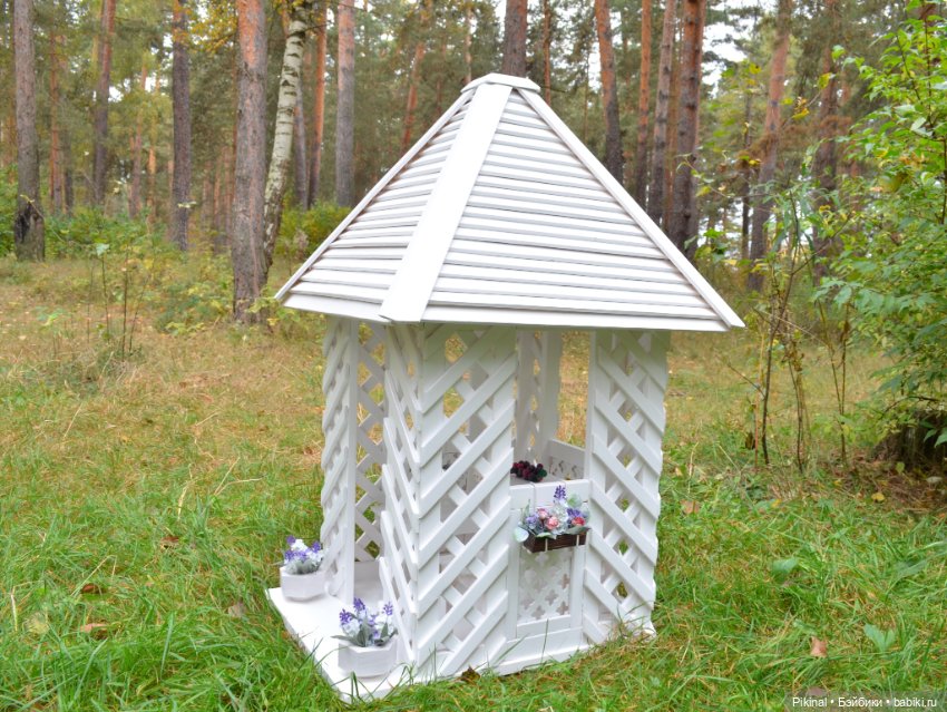 Еще одна беседка — Мебель для кукол и домиков: фото