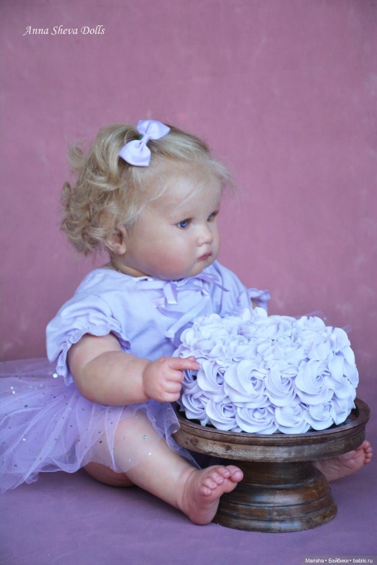 Baby Charlotte 11 Months от скульптора Laura Lee Eagles, автор прототипа Anna Sheva