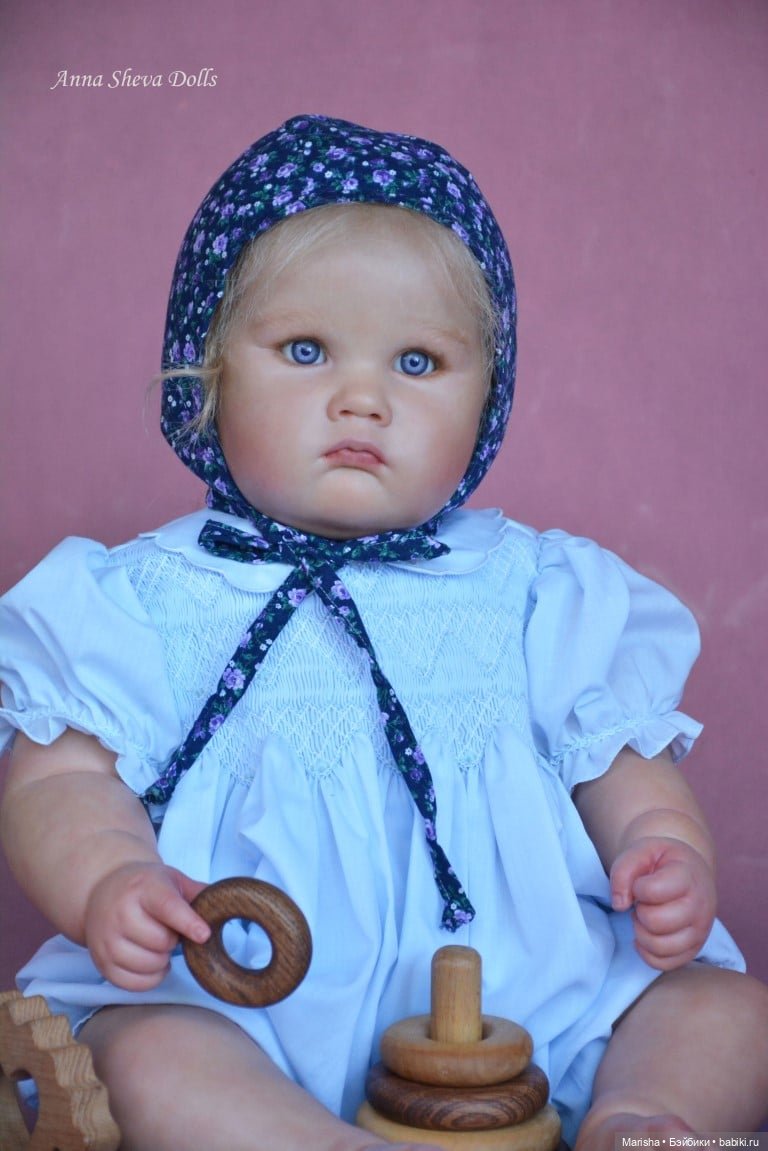 Baby Charlotte 11 Months от скульптора Laura Lee Eagles, автор прототипа Anna Sheva (фото 5)