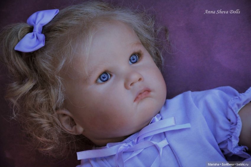 Baby Charlotte 11 Months от скульптора Laura Lee Eagles, автор прототипа Anna Sheva