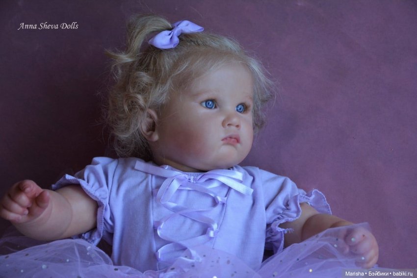Baby Charlotte 11 Months от скульптора Laura Lee Eagles, автор прототипа Anna Sheva (фото 9)
