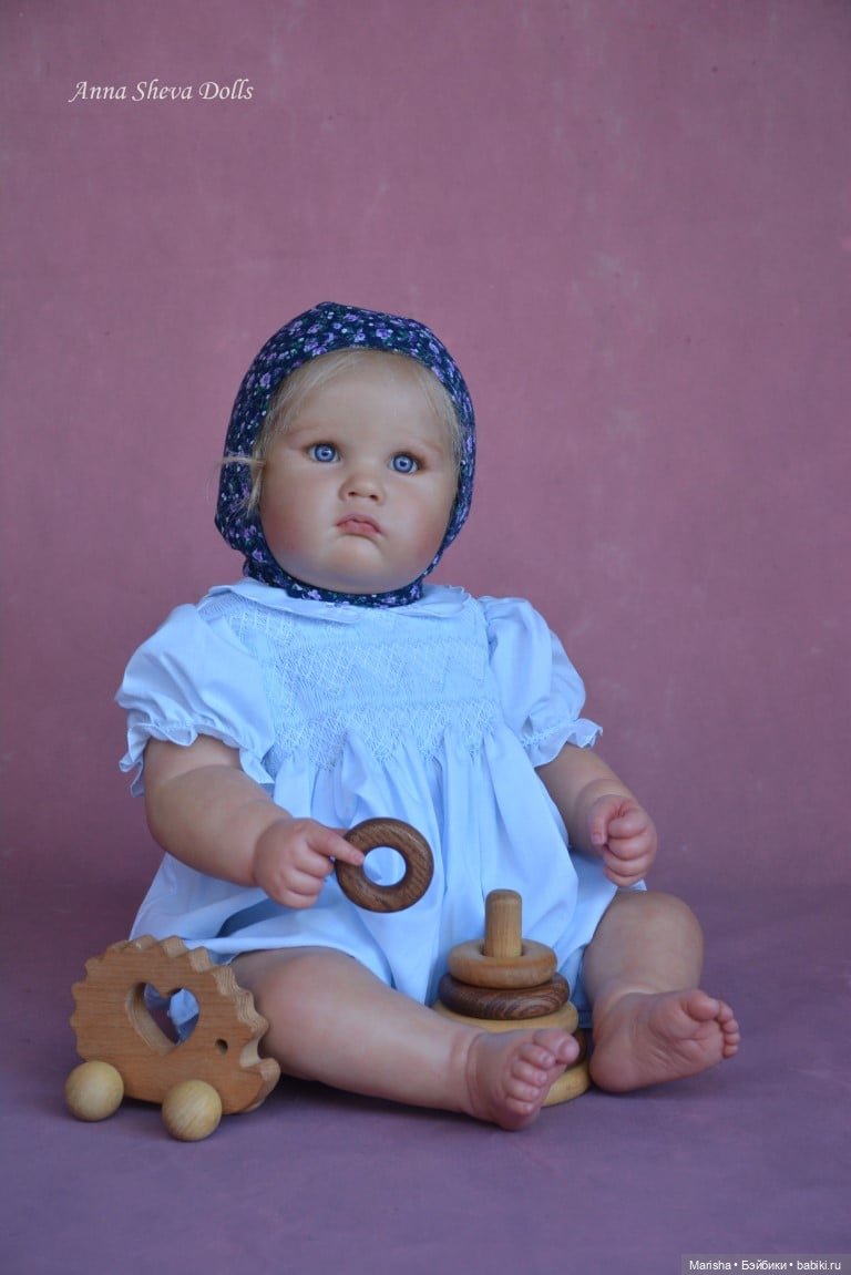 Baby Charlotte 11 Months от скульптора Laura Lee Eagles, автор прототипа Anna Sheva