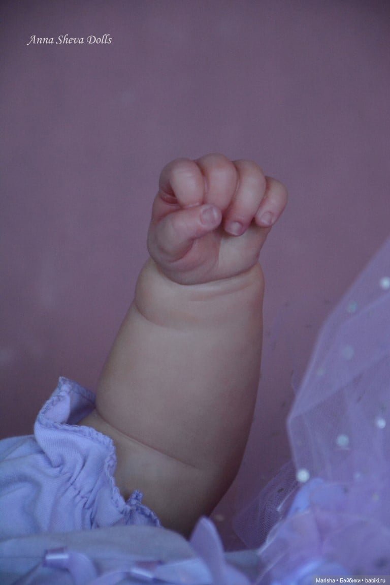 Baby Charlotte 11 Months от скульптора Laura Lee Eagles, автор прототипа Anna Sheva (фото 4)