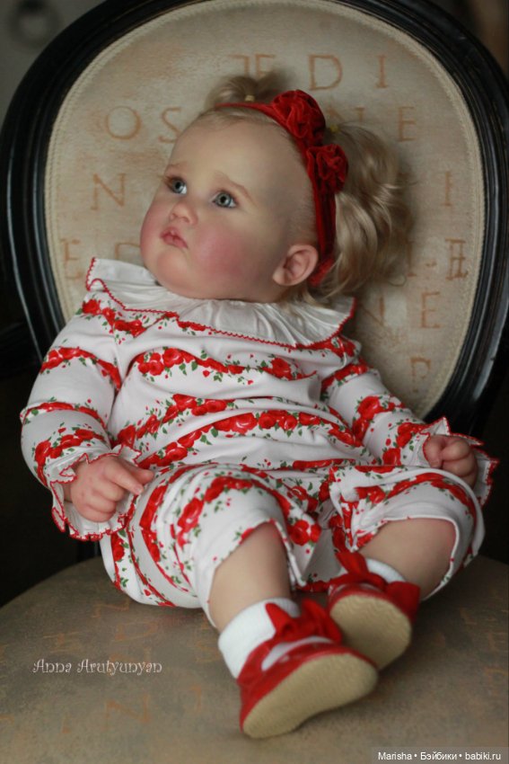 Baby Charlotte 11 Months от скульптора Laura Lee Eagles, автор прототипа Анна Арутюнян (фото 2)