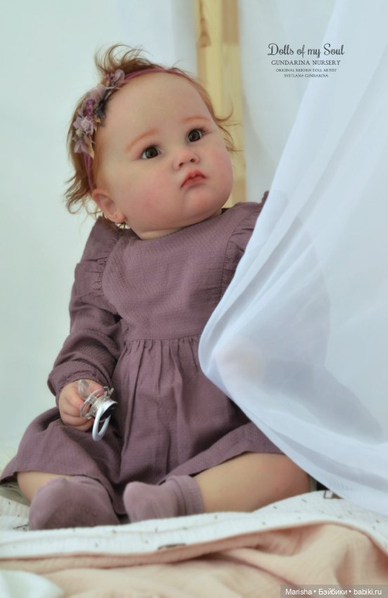 Charlotte 11 Months от скульптора Laura Lee Eagles, автор прототипа Светлана Гундарина (фото 10)