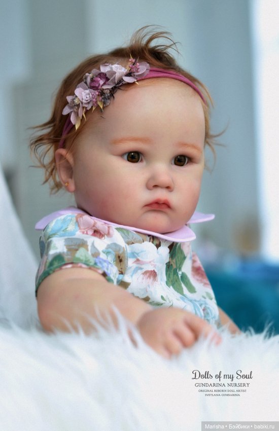 Charlotte 11 Months от скульптора Laura Lee Eagles, автор прототипа Светлана Гундарина (фото 6)