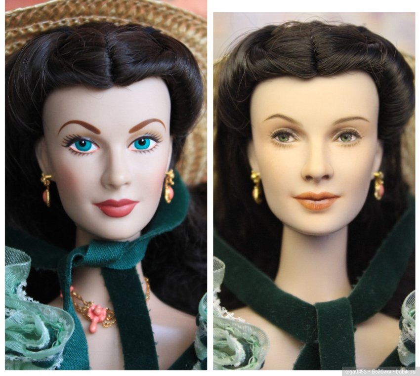 Кукла Скарлетт Franklin Mint + ООАК