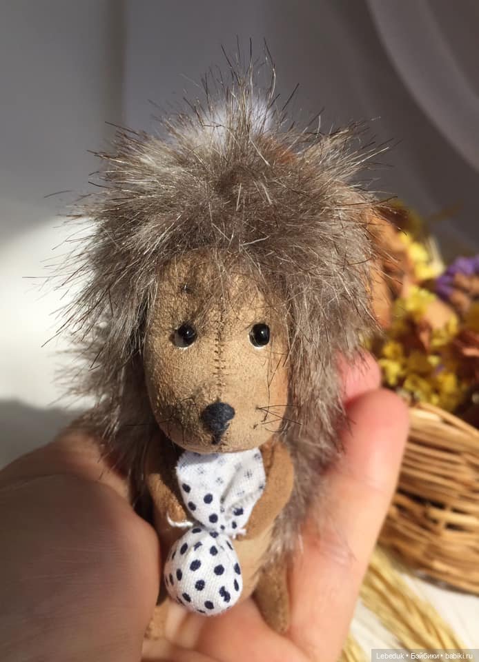 Ёжики-путешественники. Интерьерные текстильные игрушки (фото 6)