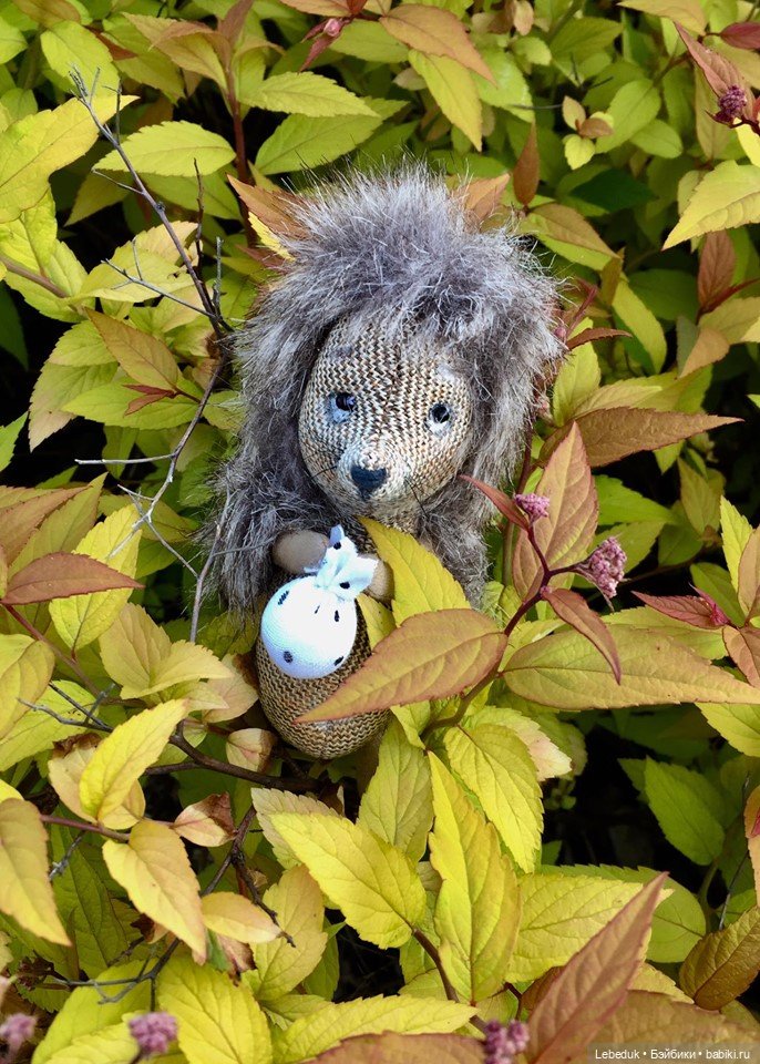 Ёжики-путешественники. Интерьерные текстильные игрушки (фото 5)