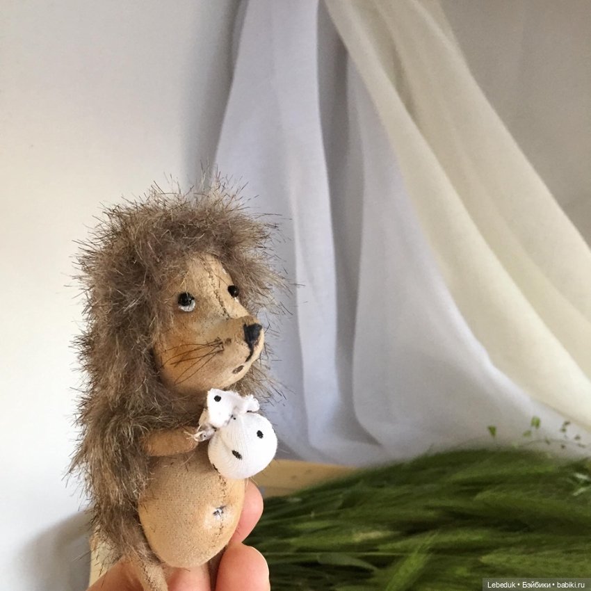 Ёжики-путешественники. Интерьерные текстильные игрушки (фото 4)