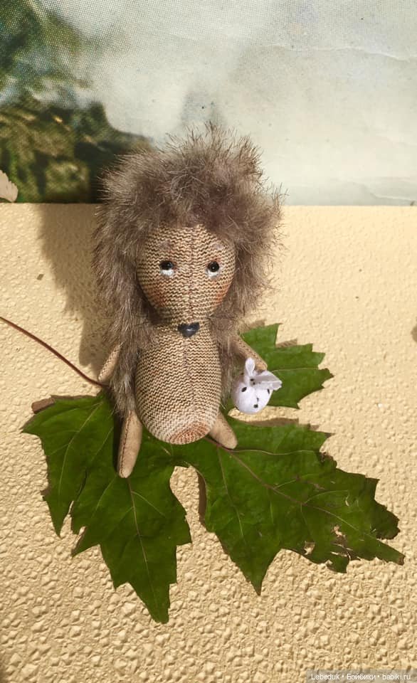 Ёжики-путешественники. Интерьерные текстильные игрушки