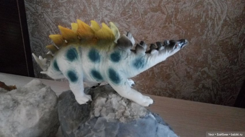 Набор фигурок Динозавров (6 шт) и обезьянка на палец. Покупки из Магнита