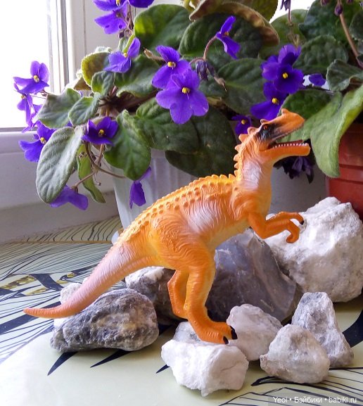 Набор фигурок - 2 - Динозавров (6 шт) и динозаврик на палец. Покупки из Магнита 2