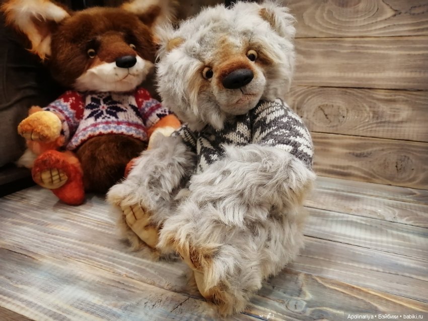 Лис и медвежонок — Авторские мишки Тедди и друзья: фото (фото 4)