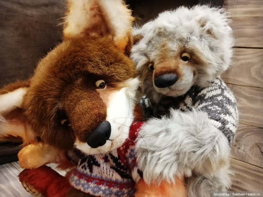 Лис и медвежонок — Авторские мишки Тедди и друзья: фото (фото 3)