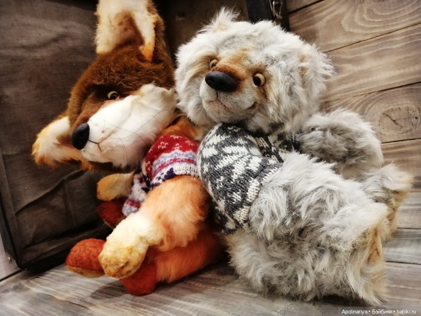 Лис и медвежонок — Авторские мишки Тедди и друзья: фото (фото 2)