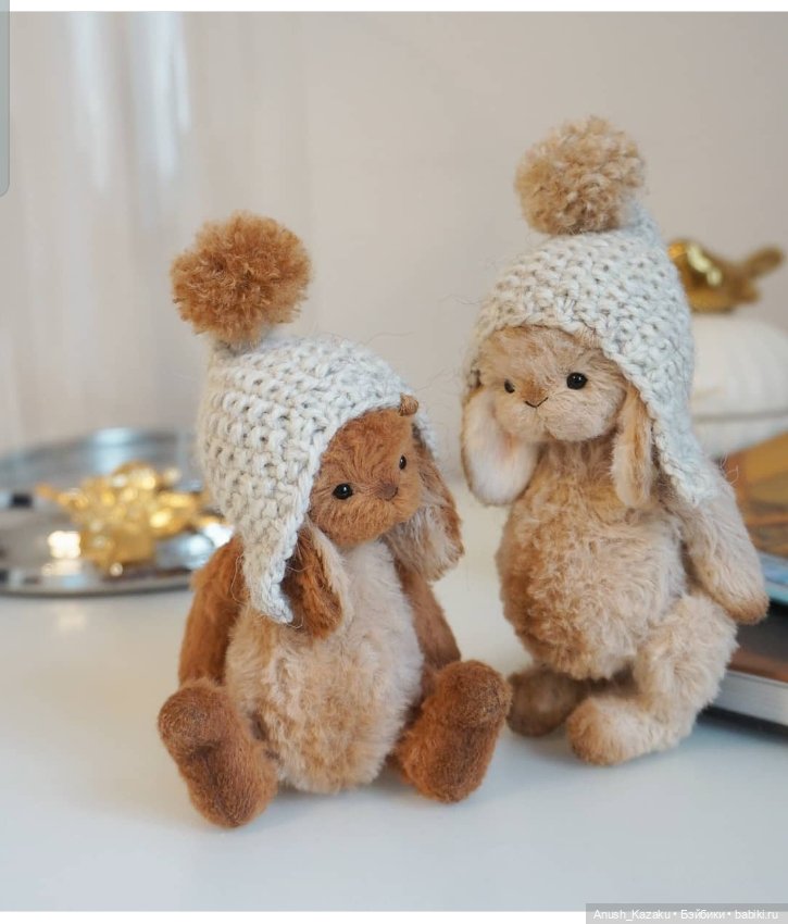 Зайки гномики — Авторские мишки Тедди и друзья: фото (фото 4)