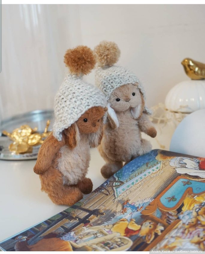 Зайки гномики — Авторские мишки Тедди и друзья: фото (фото 2)